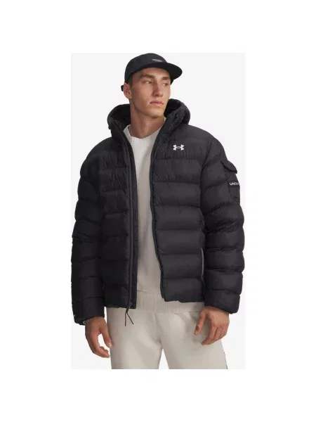 Kurtka z kapturem Under Armour Sportswear Puff M czarny
