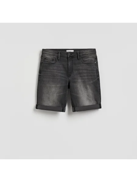 Reserved Slim fit farmer sort nadrág szürke