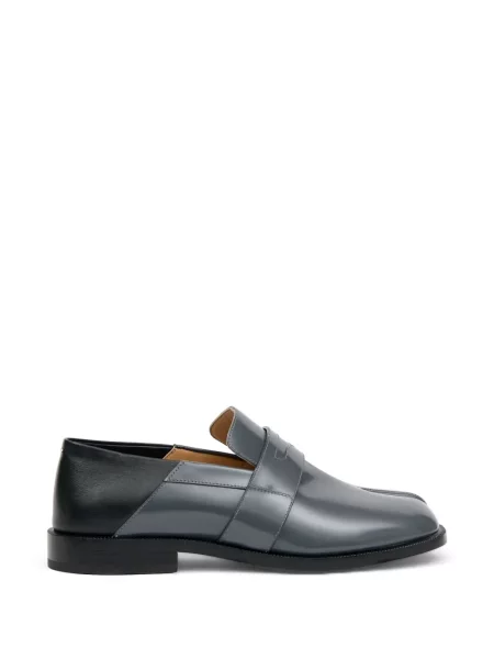 Pantofi loafer Maison Margiela din piele gri