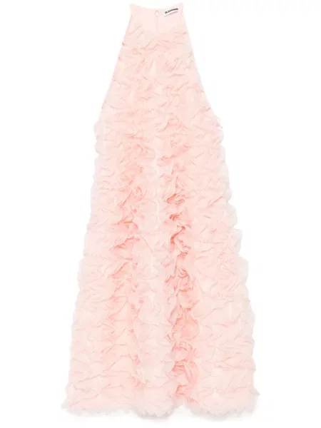 Rochie Jil Sander fără mâneci roz
