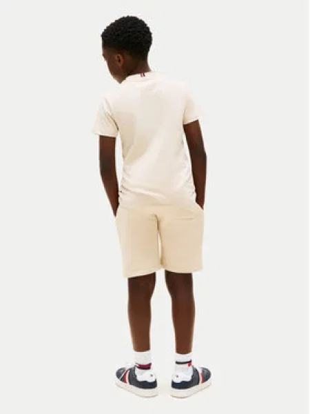 Tommy Hilfiger Póló Essential Logo bézs