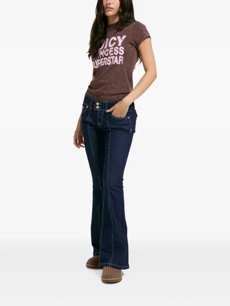 Tricou Juicy Couture cu imagine maro