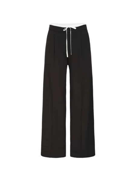 Pantaloni Ichi cu legături negru