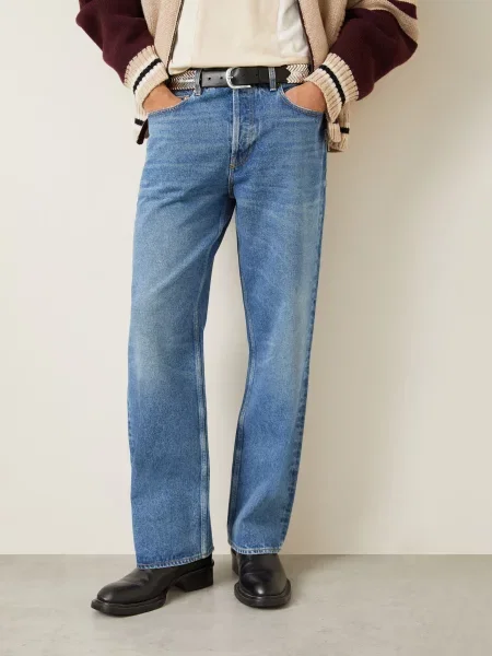 Golden Goose Dżinsy Golden M's Loose Fit blau niebieskie