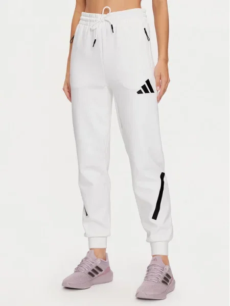 Adidas Pantaloni trening Z.N.E. alb