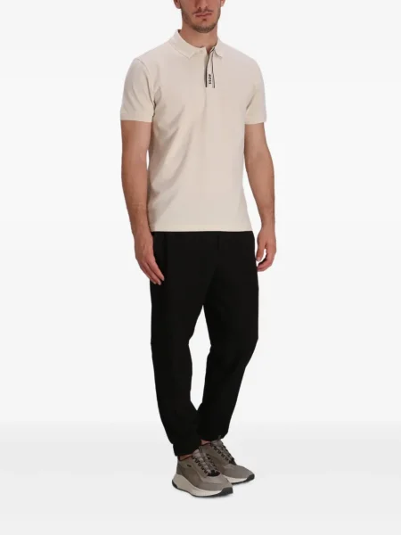 Tricou polo Boss cu autograf