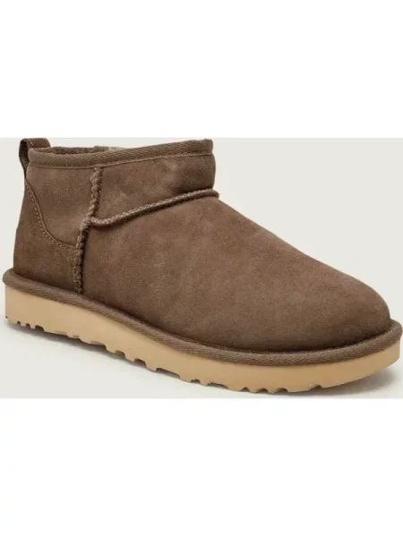 UGG Bocanci CLASSIC ULTRA MINI | piele întoarsă maro