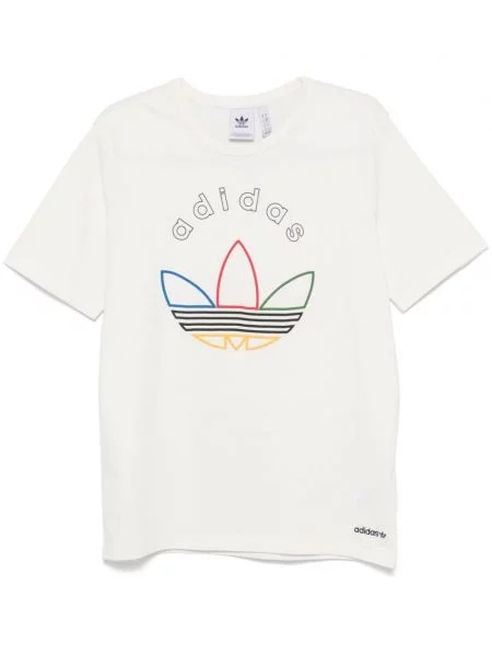 Μπλούζα Adidas με αυτόγραφο λευκό