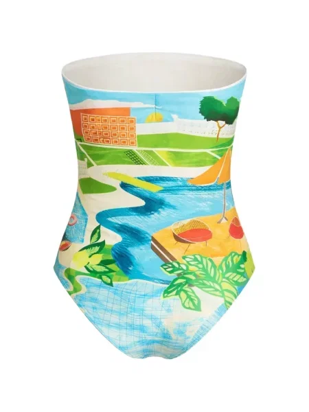 Sutien bandeau Seafolly albastru