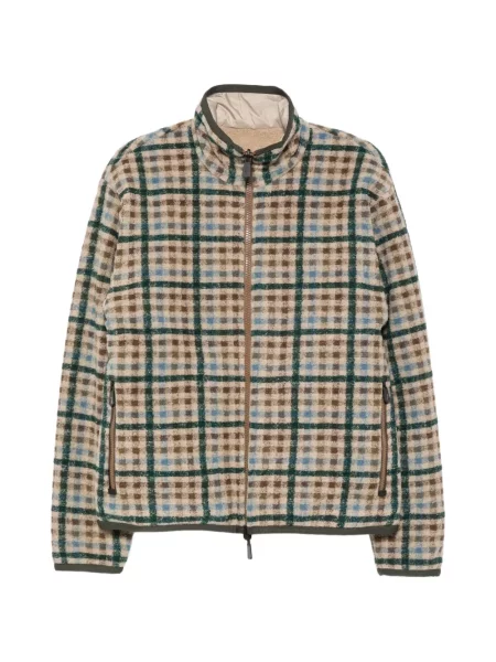 Reversibil geacă Moncler Grenoble în carouri