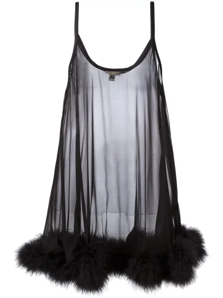 Majtki Gilda & Pearl z perełkami czarne