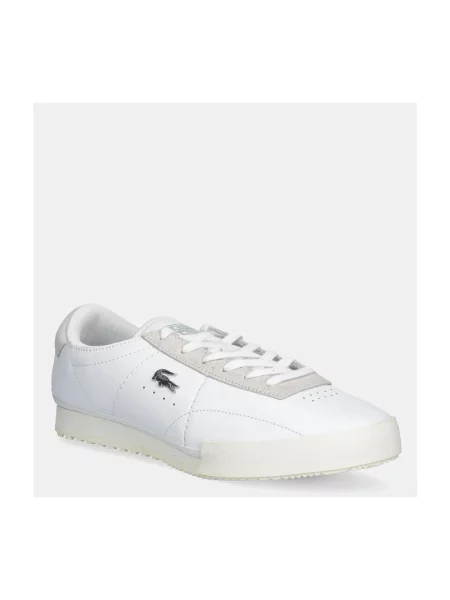 Sneakersy Lacoste skórzane białe