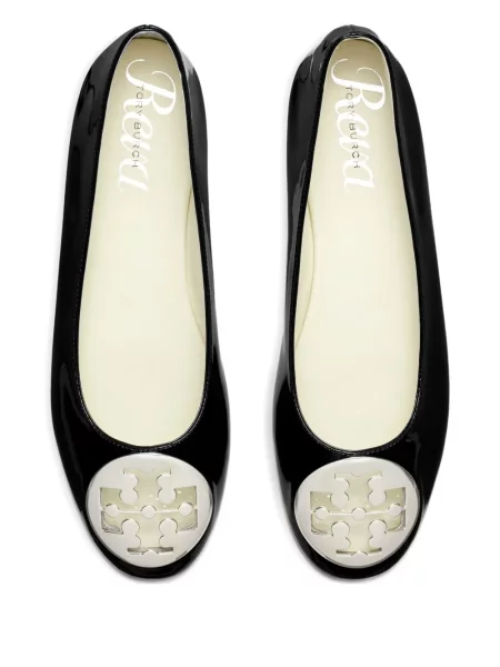 Balerini Tory Burch din piele negru