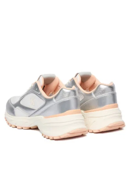Calvin Klein Sneakersy Hike Runner Lace Up Mesh Mix Met Farebná