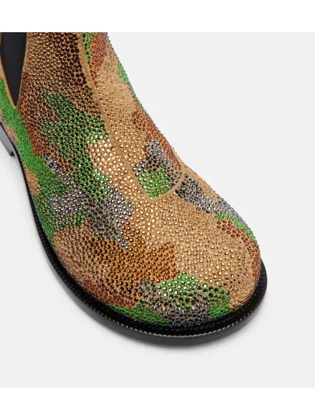 Semišové maskáčové chelsea boots Jw Anderson