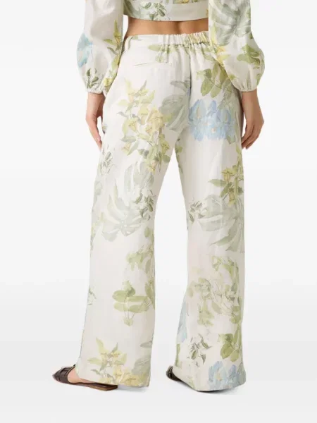 Pantaloni Guess de in cu imagine verde