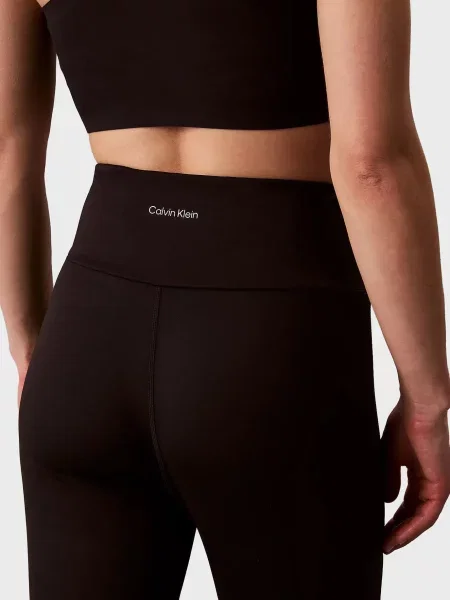 Расклешенные леггинсы Calvin Klein черные