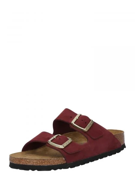 Pantofi BIRKENSTOCK ARIZONA SFB NABOUCK CALZ S roșu
