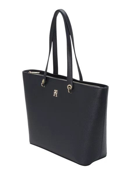 Geantă shopper Tommy Hilfiger negru