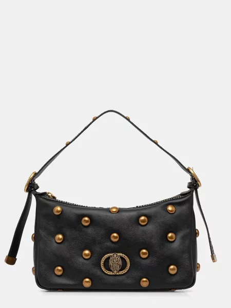 Кожена чанта Kurt Geiger London CHELSEA черно