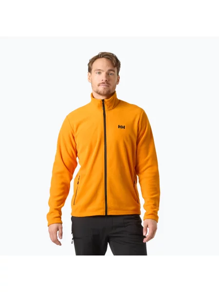 Hanorac din fleece Helly Hansen din fleece portocaliu