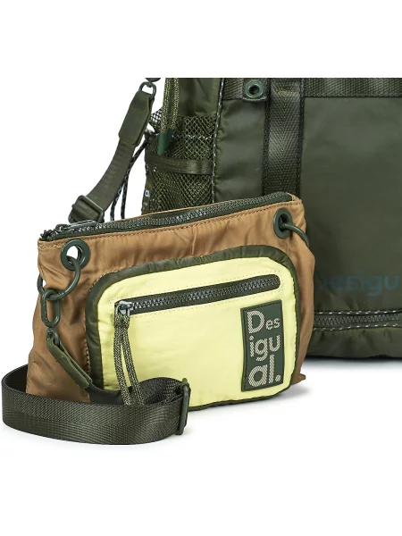 Kabelka Desigual ve grunge stylu zelená