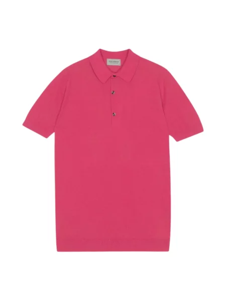 Koszulka polo John Smedley różowa