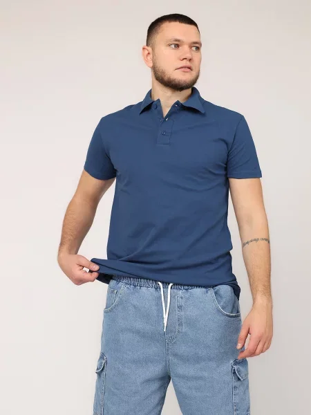 Поло YUKI синій