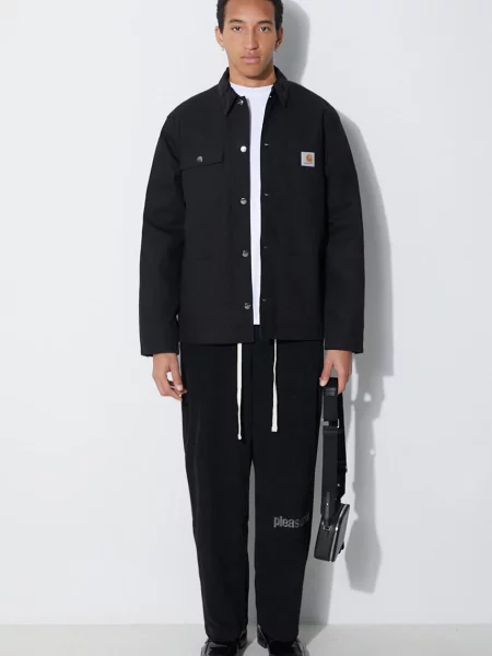 Джинсовая куртка Carhartt Wip черная