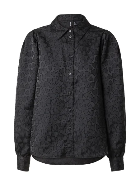 VERO MODA Bluză VIGO' negru