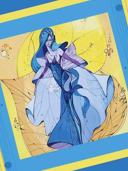 MyScarf Basic Хустка Світло-синій Шовк синя