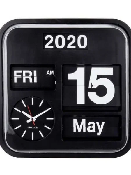 Karlsson ceas de perete negru