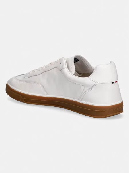 Tommy Hilfiger TH LO LUX LTH sneakersy skórzane beżowe