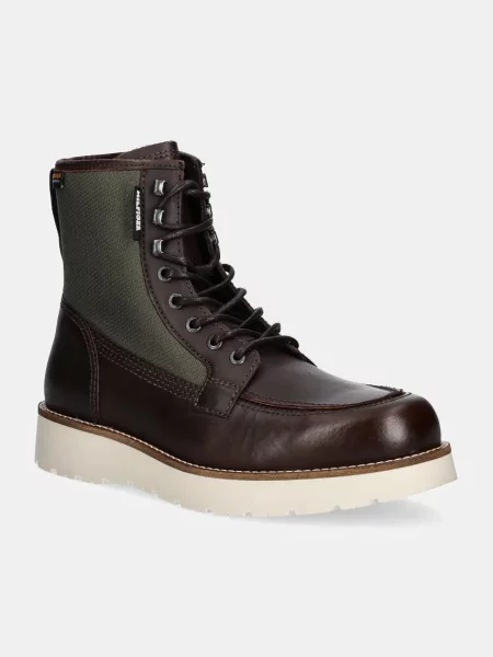 Обувки Tommy Hilfiger TH AMERICAN MIX CORDURA BOOT кафяво