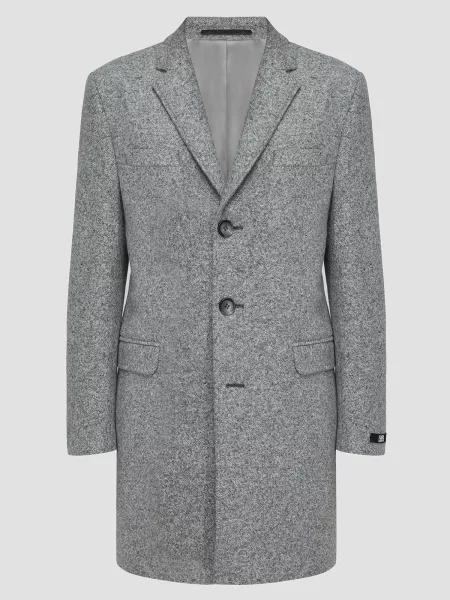 Пальто Karl Lagerfeld сірий
