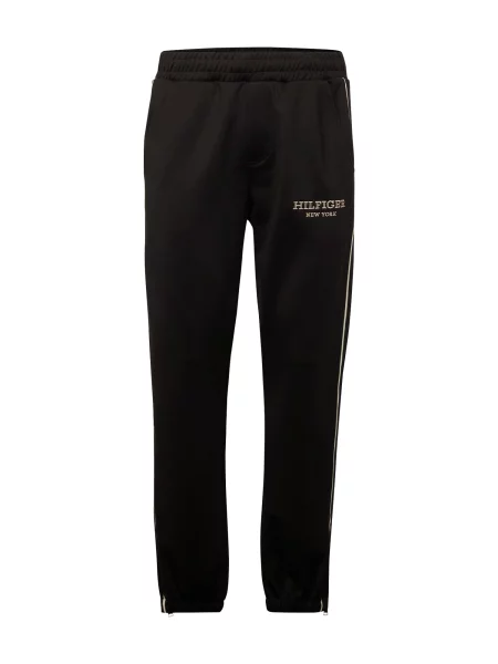 Tommy Hilfiger Pantaloni trening Monotype negru
