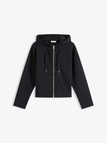 Bluza rozpinana z bawełną organiczną czarna