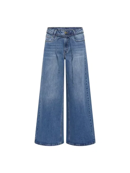 Szerokie jeansy My Essential Wardrobe niebieskie