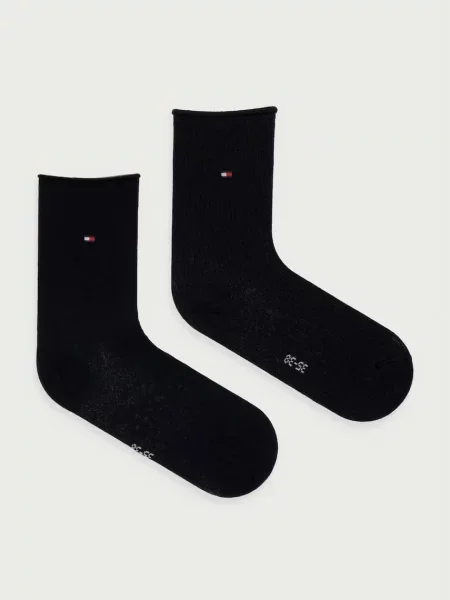 Tommy Hilfiger ponožky s bavlnou černé