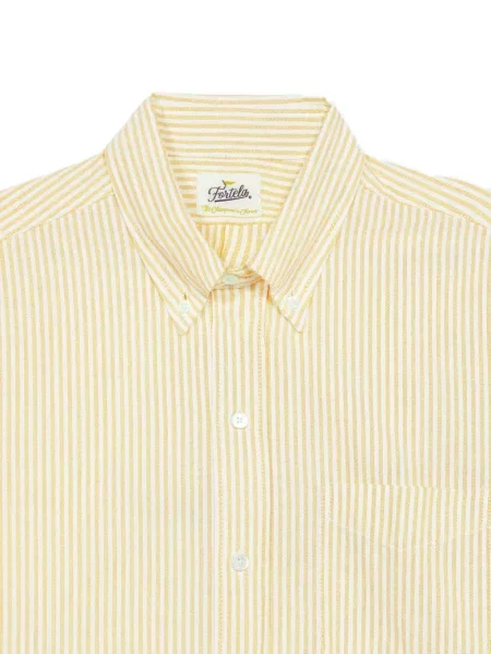 Pruhovaná košile Fortela žlutá