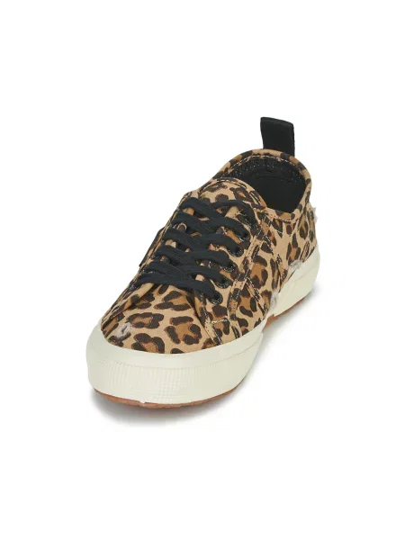 Pantofi Superga rupți cu model leopard