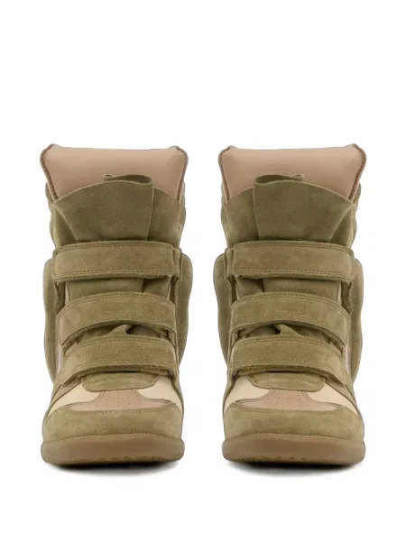 Sneakerși Isabel Marant cu pană verde