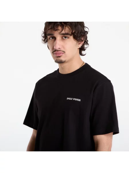 T-shirt Daily Paper Chain Shield T-Shirt Black S czarna