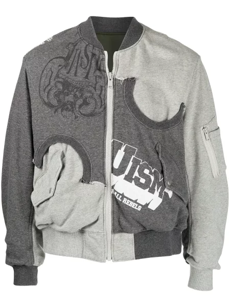Geacă bomber Undercoverism cu imagine gri