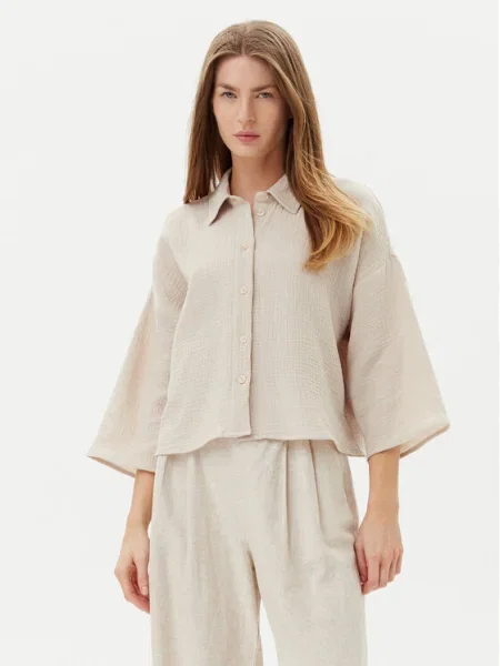 Vero Moda Cămașă Natali bej