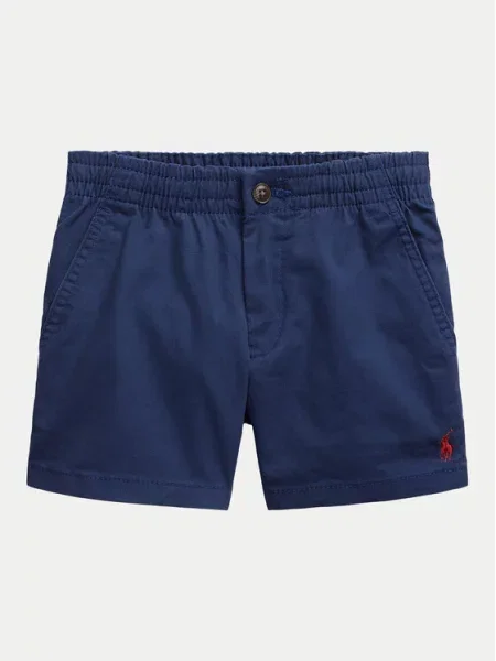 Polo Ralph Lauren Medžiaginiai šortai Tamsiai mėlyna