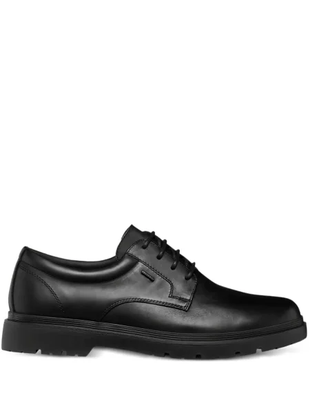 Pantofi Geox cu șireturi din dantelă negru