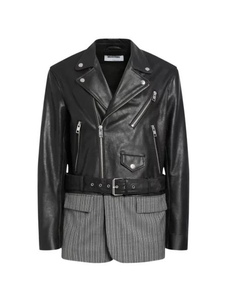 Geanta de piele Moschino negru