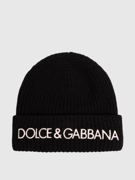 Шерстяная шапка Dolce&gabbana черная