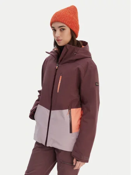 Roxy Μπουφάν για σκι Stormdash Tailored Fit μπορντό